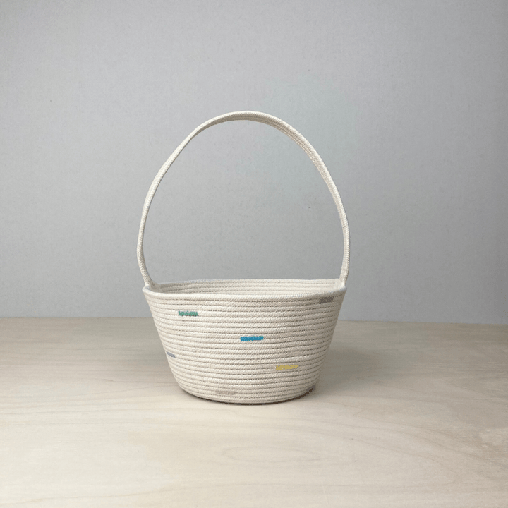 Handmade Cotton Rope Easter Basket | Original by Crafting the Harvest - Maude Kids Decor