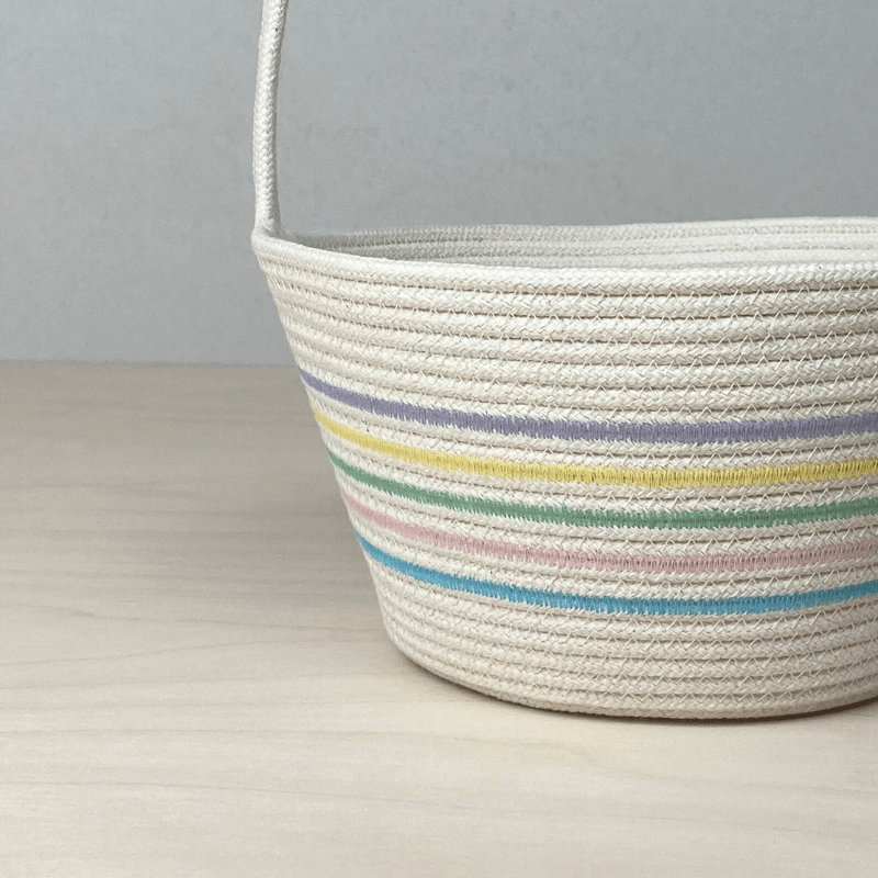 Handmade Cotton Rope Easter Basket | Original by Crafting the Harvest - Maude Kids Decor