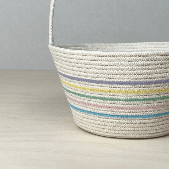 Handmade Cotton Rope Easter Basket | Original by Crafting the Harvest - Maude Kids Decor