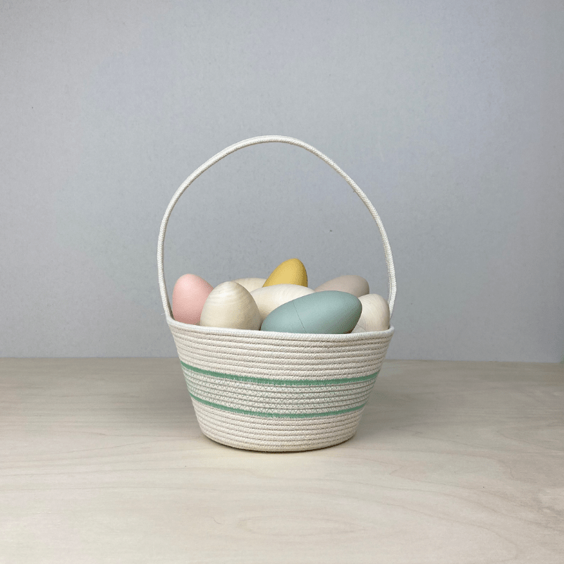 Handmade Cotton Rope Easter Basket | Original by Crafting the Harvest - Maude Kids Decor
