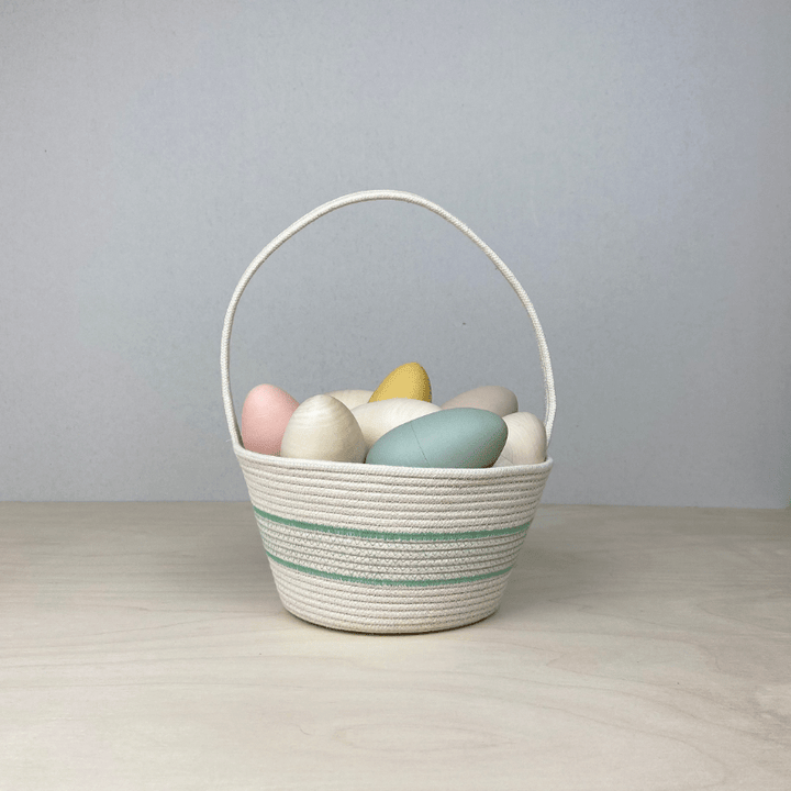Handmade Cotton Rope Easter Basket | Original by Crafting the Harvest - Maude Kids Decor