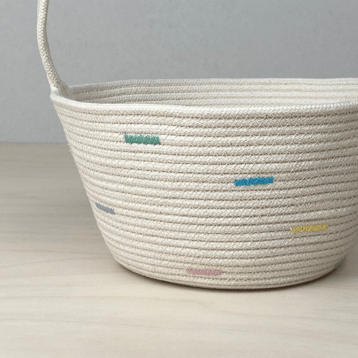 Handmade Cotton Rope Easter Basket | Original by Crafting the Harvest - Maude Kids Decor