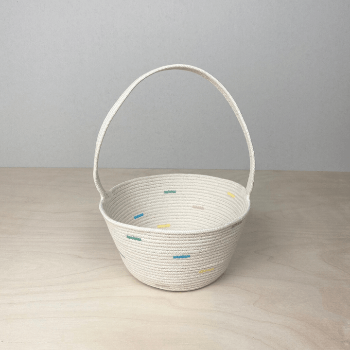 Handmade Cotton Rope Easter Basket | Original by Crafting the Harvest - Maude Kids Decor