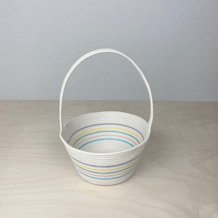 Handmade Cotton Rope Easter Basket | Original by Crafting the Harvest - Maude Kids Decor