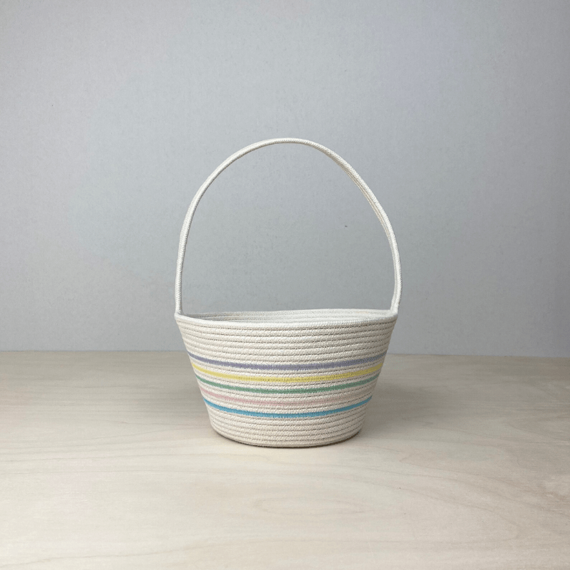 Handmade Cotton Rope Easter Basket | Original by Crafting the Harvest - Maude Kids Decor