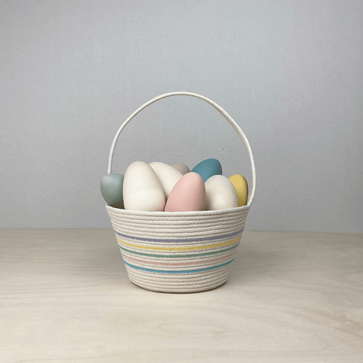 Handmade Cotton Rope Easter Basket | Original by Crafting the Harvest - Maude Kids Decor