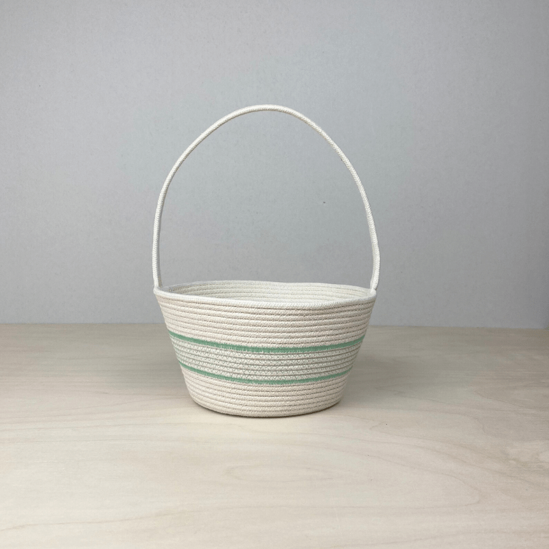 Handmade Cotton Rope Easter Basket | Original by Crafting the Harvest - Maude Kids Decor