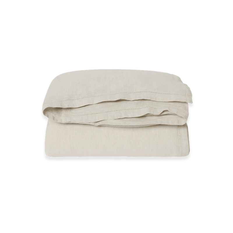 Hemstitched Linen Twin Duvet Cover | Linen by Garbo & Friends - Maude Kids Decor