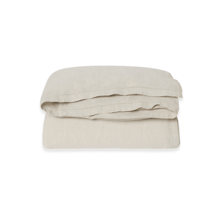 Hemstitched Linen Twin Duvet Cover | Linen by Garbo &amp; Friends - Maude Kids Decor