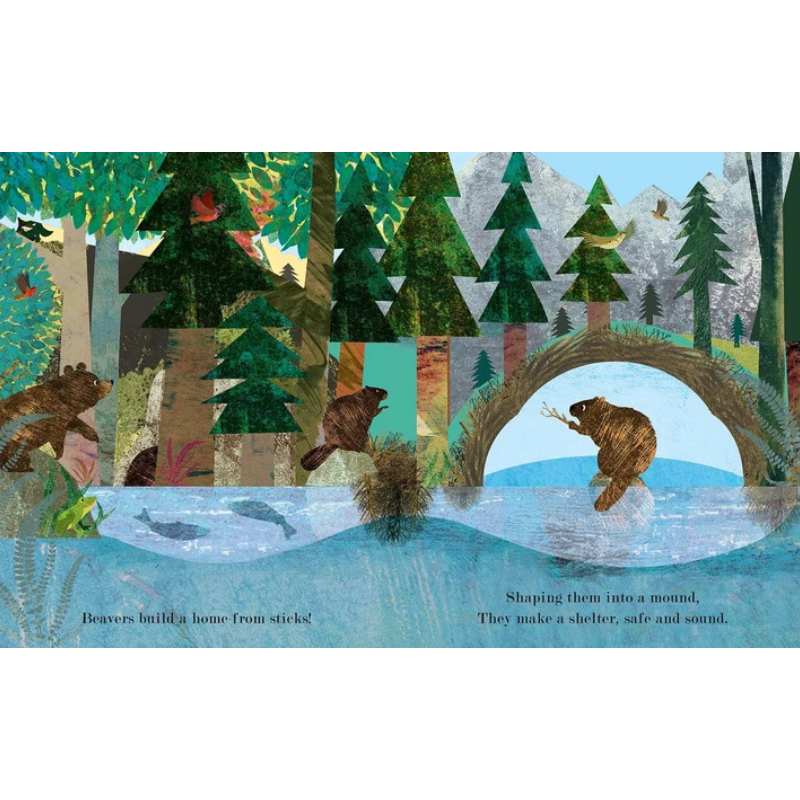 Home: A Peek-Through Board Book by Britta Teckentrup - Maude Kids Decor