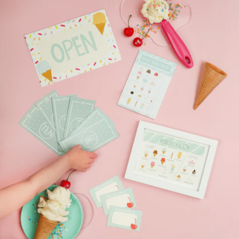 Ice Cream Play Shop Activity Set by Swingly - Maude Kids Decor