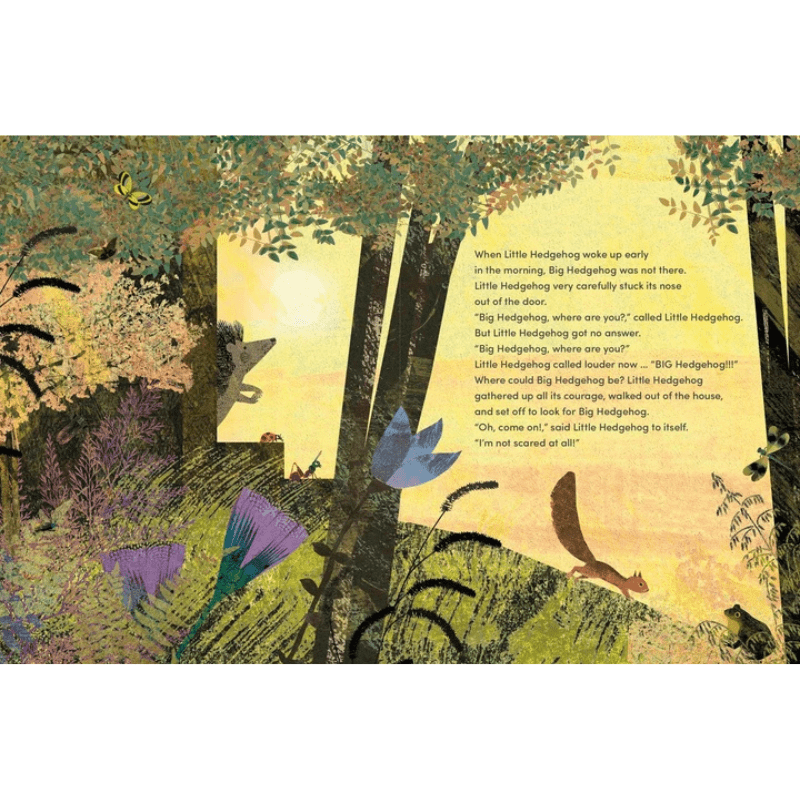 I'm Not Scared: A Big Hedgehog and Little Hedgehog Adventure by Britta Teckentrup - Maude Kids Decor