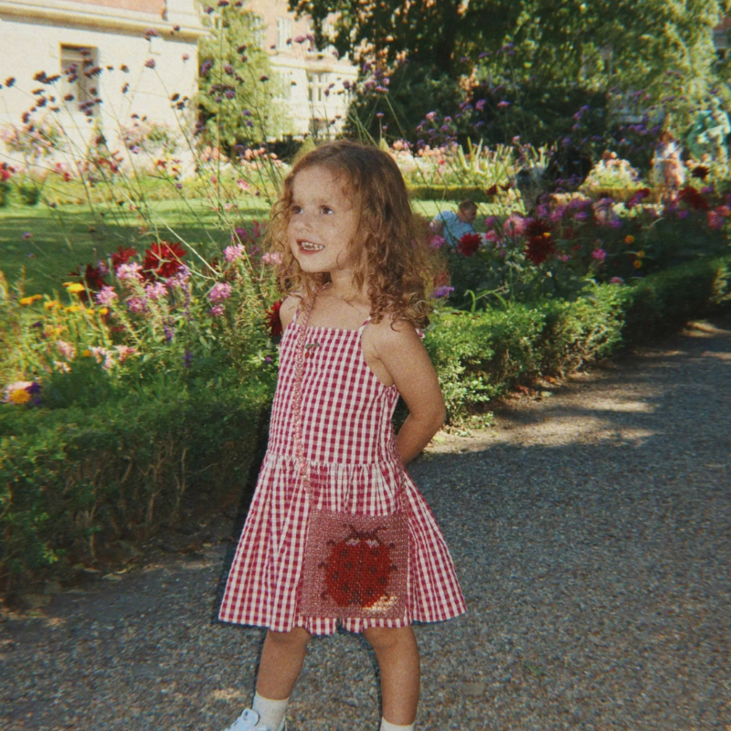 Isotta Dress | Raspberry Check by Konges Sløjd - Maude Kids Decor