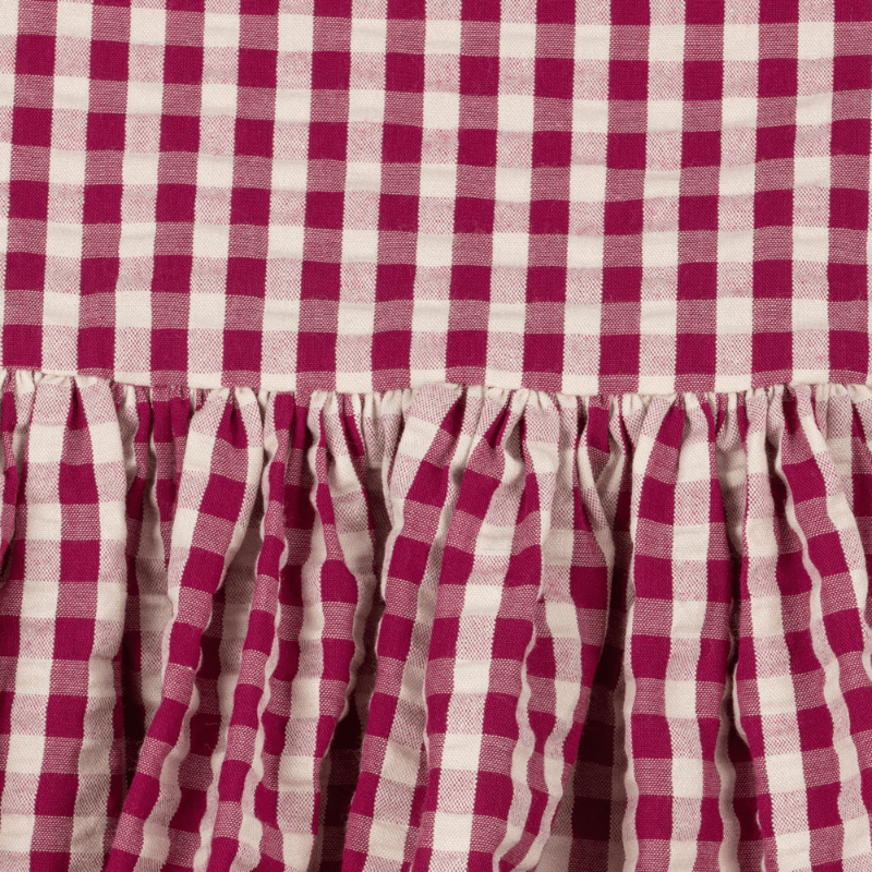 Isotta Dress | Raspberry Check by Konges Sløjd - Maude Kids Decor