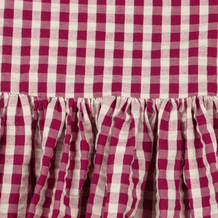 Isotta Dress | Raspberry Check by Konges Sløjd - Maude Kids Decor
