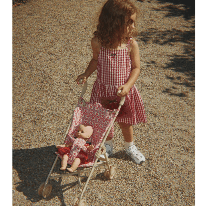 Isotta Dress | Raspberry Check by Konges Sløjd - Maude Kids Decor