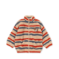 Jody Embroidery Teddy Jacket GRS | Tangerine Stripe by Konges Sløjd - Maude Kids Decor