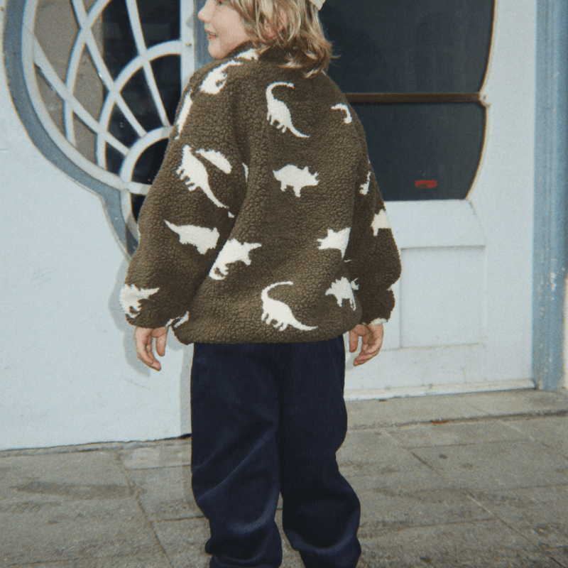 Jody Teddy Jacket GRS | Dino Silhouette by Konges Sløjd - Maude Kids Decor