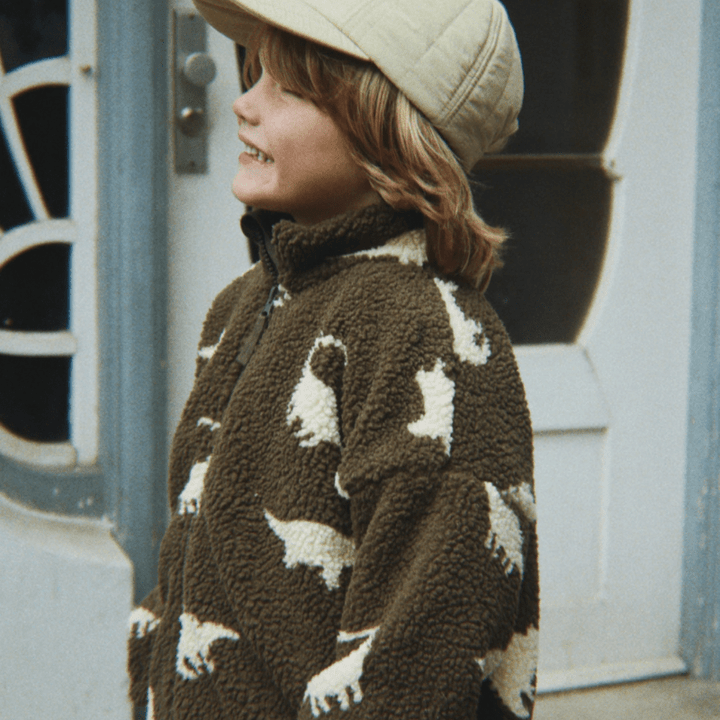 Jody Teddy Jacket GRS | Dino Silhouette by Konges Sløjd - Maude Kids Decor