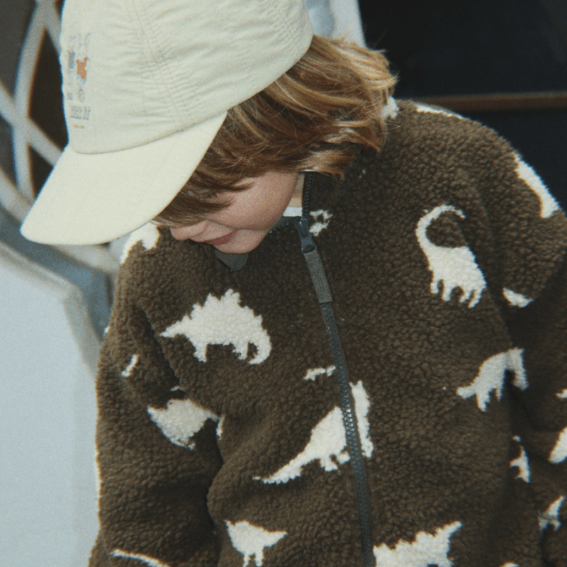Jody Teddy Jacket GRS | Dino Silhouette by Konges Sløjd - Maude Kids Decor