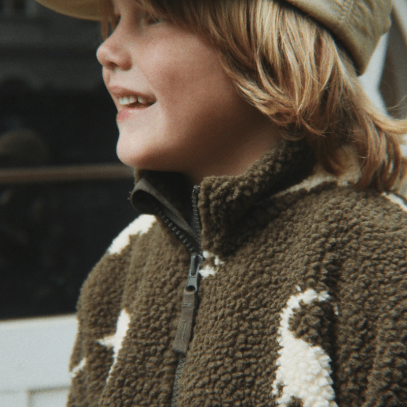 Jody Teddy Jacket GRS | Dino Silhouette by Konges Sløjd - Maude Kids Decor