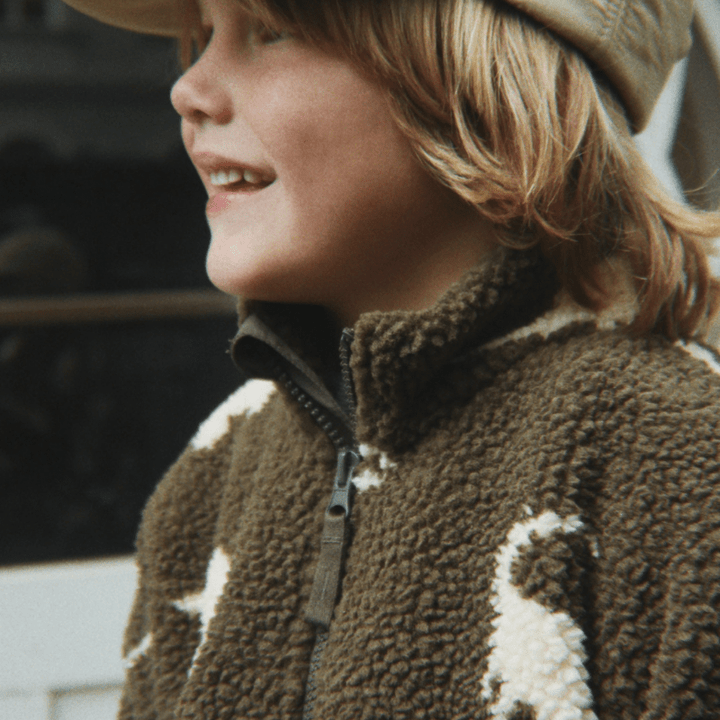 Jody Teddy Jacket GRS | Dino Silhouette by Konges Sløjd - Maude Kids Decor