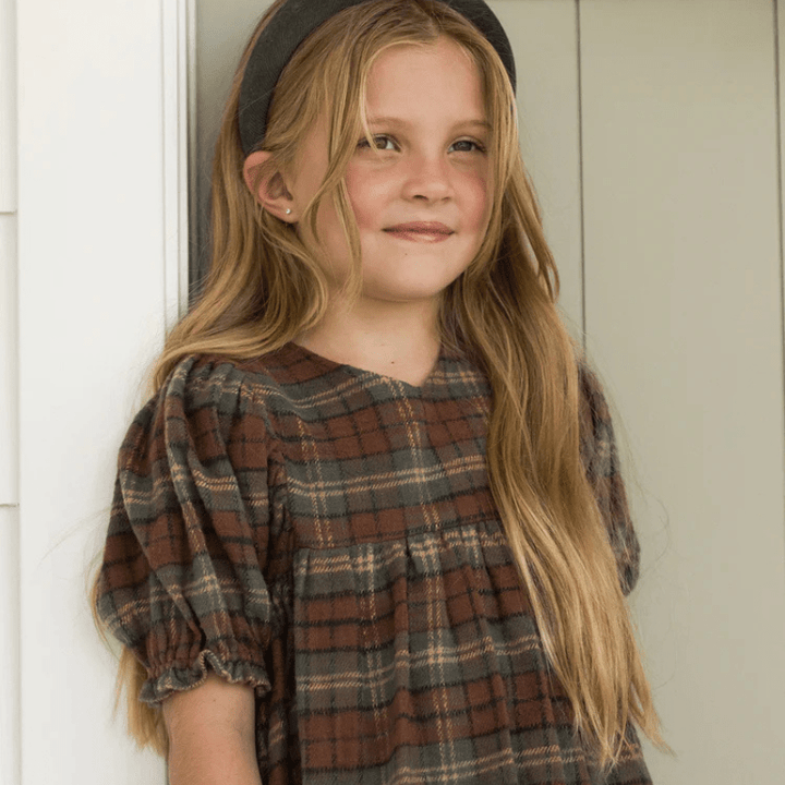 Jolene Dress | Holiday Plaid by Rylee &amp; Cru - Maude Kids Decor