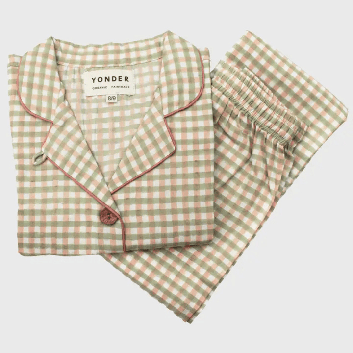 Junior Organic Cotton Pyjamas | Sage by YONDER - Maude Kids Decor