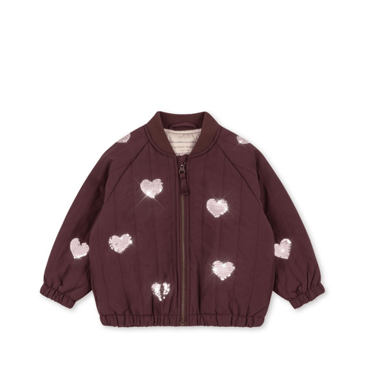 Juno Sequin Bomber Jacket | Decadent Chocolate by Konges Sløjd - Maude Kids Decor