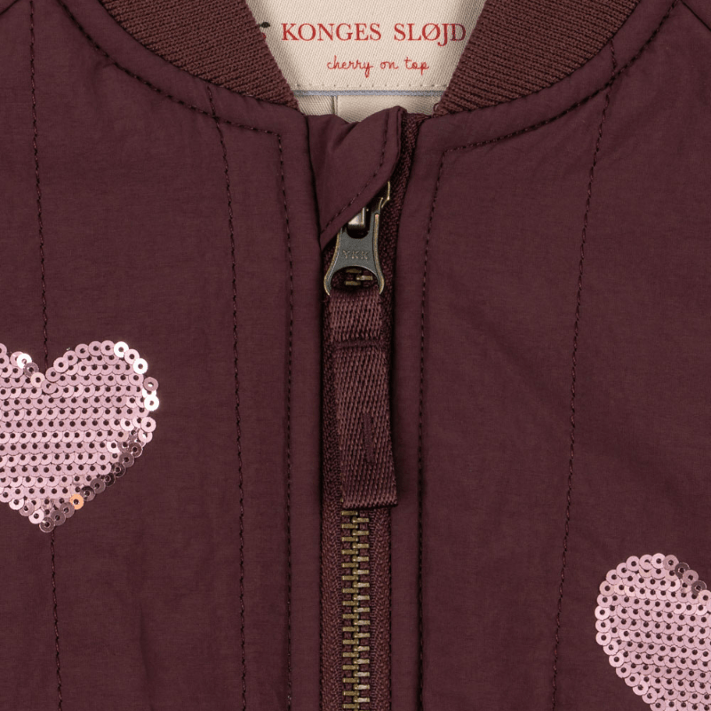 Juno Sequin Bomber Jacket | Decadent Chocolate by Konges Sløjd - Maude Kids Decor