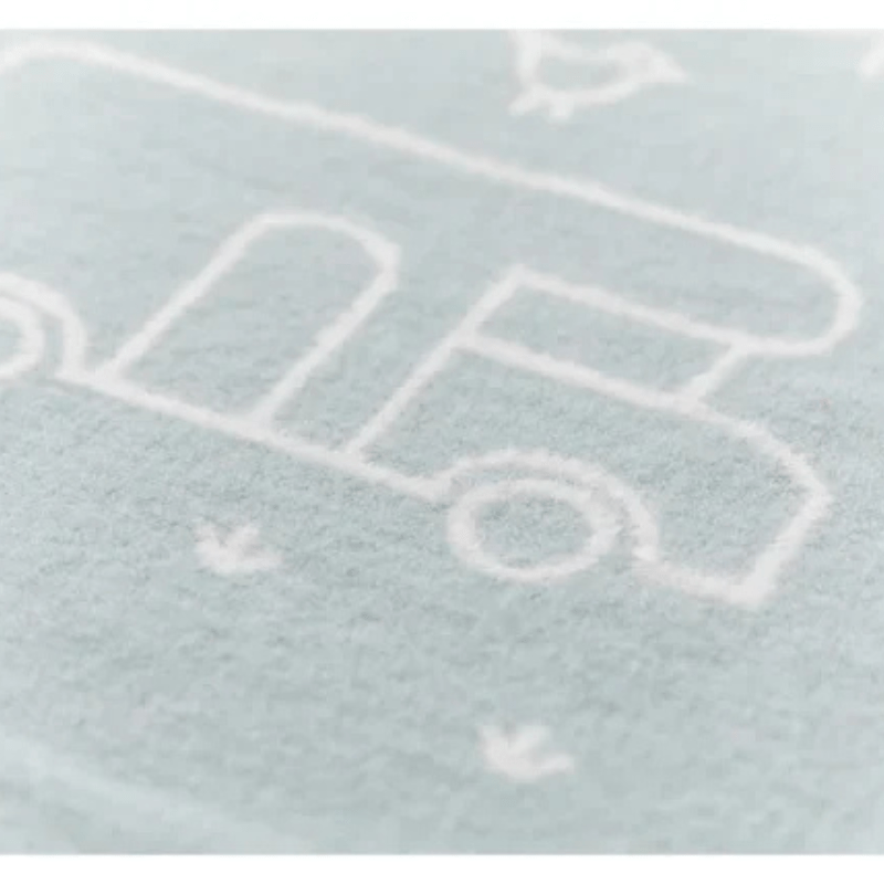 JUWEL Baby Blanket - Camping | Light Green by David Fussenegger - Maude Kids Decor
