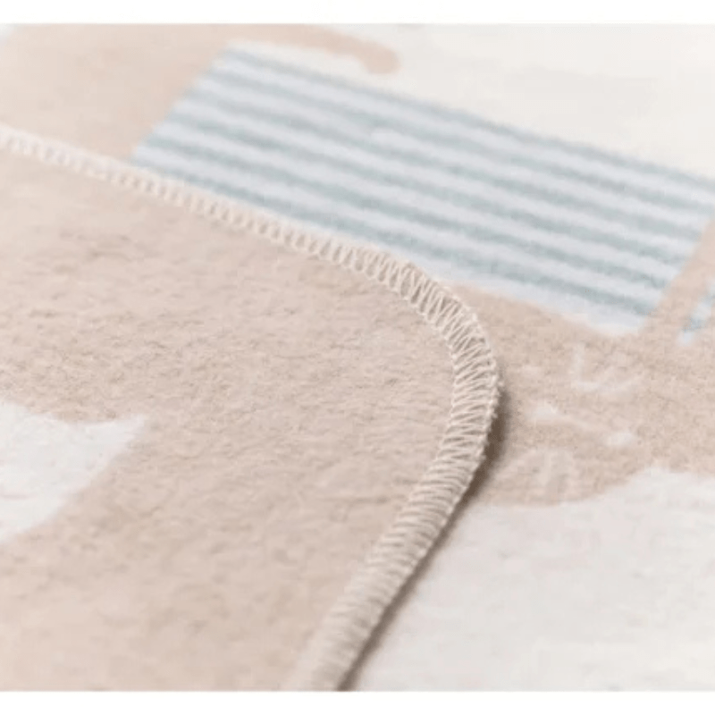 JUWEL Baby Blanket - Cats All Over | Ecru by David Fussenegger - Maude Kids Decor