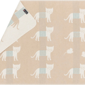 JUWEL Baby Blanket - Cats All Over | Ecru by David Fussenegger - Maude Kids Decor
