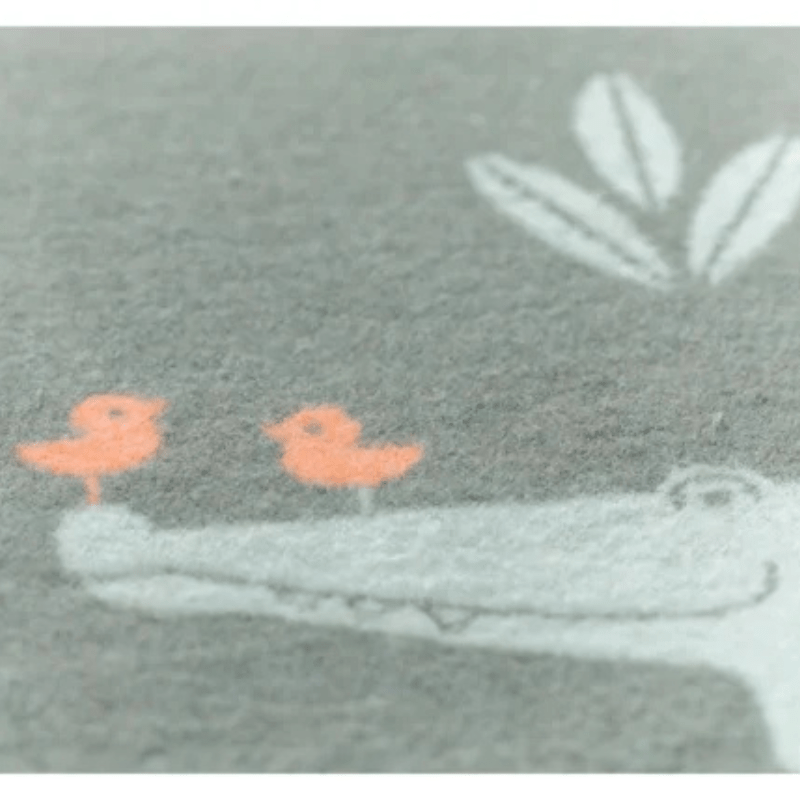 JUWEL Baby Blanket - Crocodiles All Over | Green by David Fussenegger - Maude Kids Decor