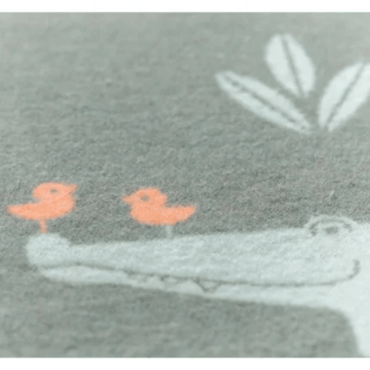 JUWEL Baby Blanket - Crocodiles All Over | Green by David Fussenegger - Maude Kids Decor