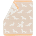 JUWEL Baby Blanket - Dachshund | Ecru by David Fussenegger - Maude Kids Decor