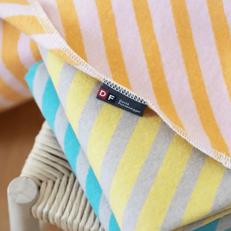 JUWEL Baby Blanket - Diagonal Stripes by David Fussenegger - Maude Kids Decor