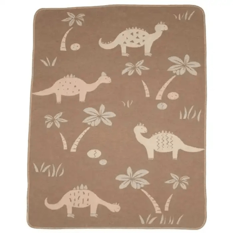 JUWEL Baby Blanket - Dinos | Sand by David Fussenegger - Maude Kids Decor