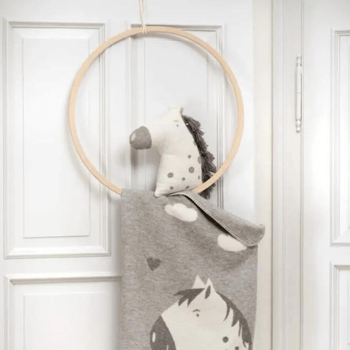 JUWEL Cushion - Pony | Off - White by David Fussenegger - Maude Kids Decor