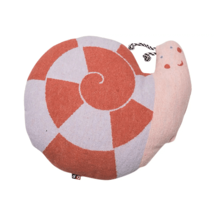 JUWEL Cushion - Snail | Terracotta by David Fussenegger - Maude Kids Decor