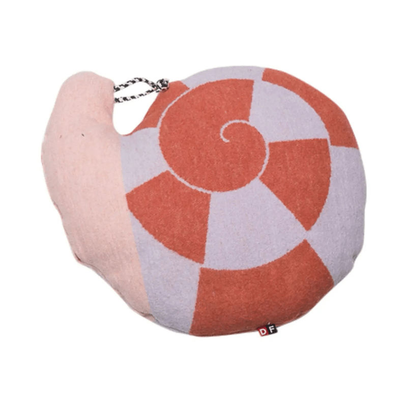 JUWEL Cushion - Snail | Terracotta by David Fussenegger - Maude Kids Decor