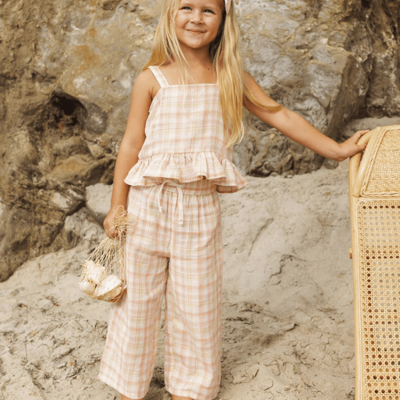 Kayli Set | Summer Plaid by Rylee &amp; Cru - Maude Kids Decor