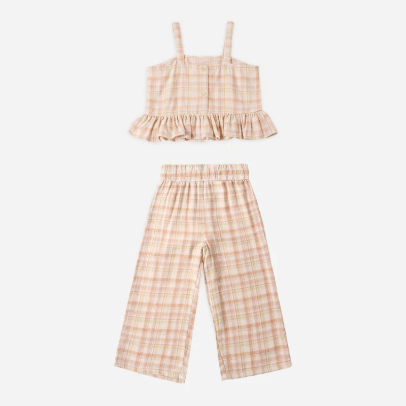 Kayli Set | Summer Plaid by Rylee &amp; Cru - Maude Kids Decor