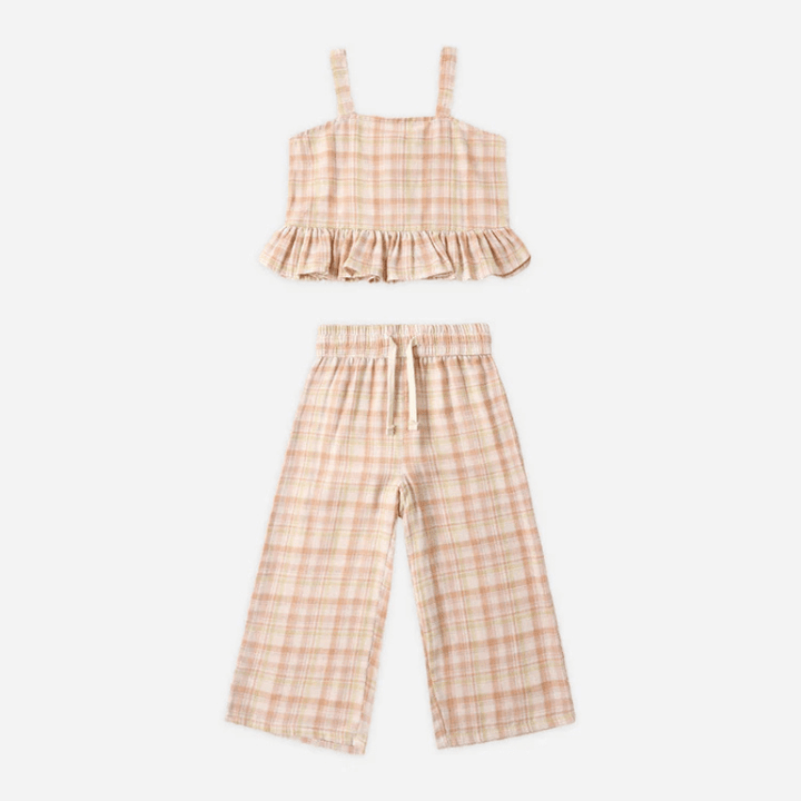Kayli Set | Summer Plaid by Rylee &amp; Cru - Maude Kids Decor