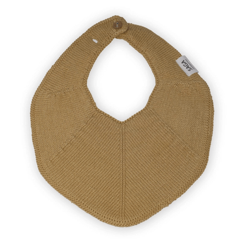 Knitted Baby Bib by Saga Copenhagen - Maude Kids Decor