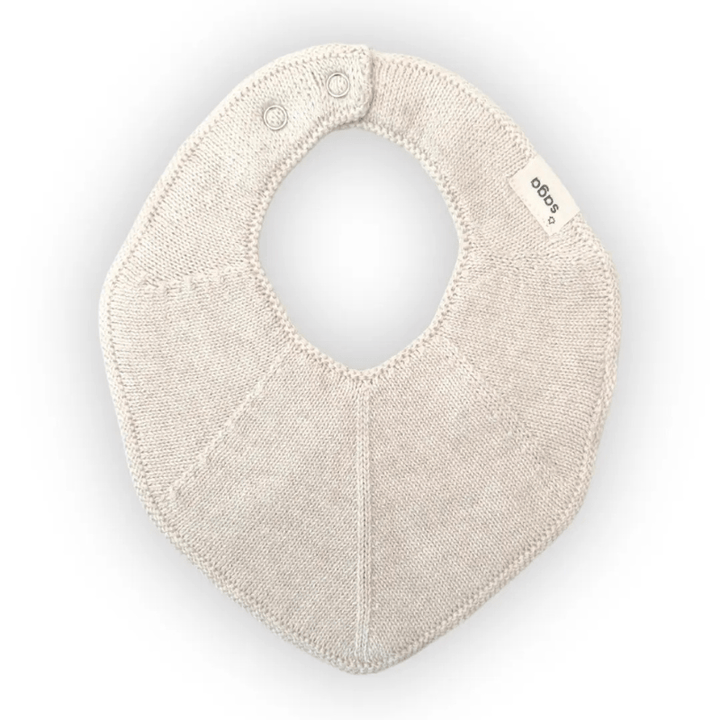 Knitted Baby Bib by Saga Copenhagen - Maude Kids Decor
