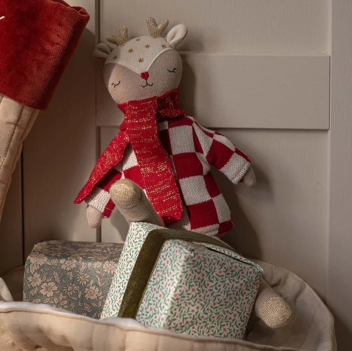 Knitted Reindeer Doll by Avery Row - Maude Kids Decor