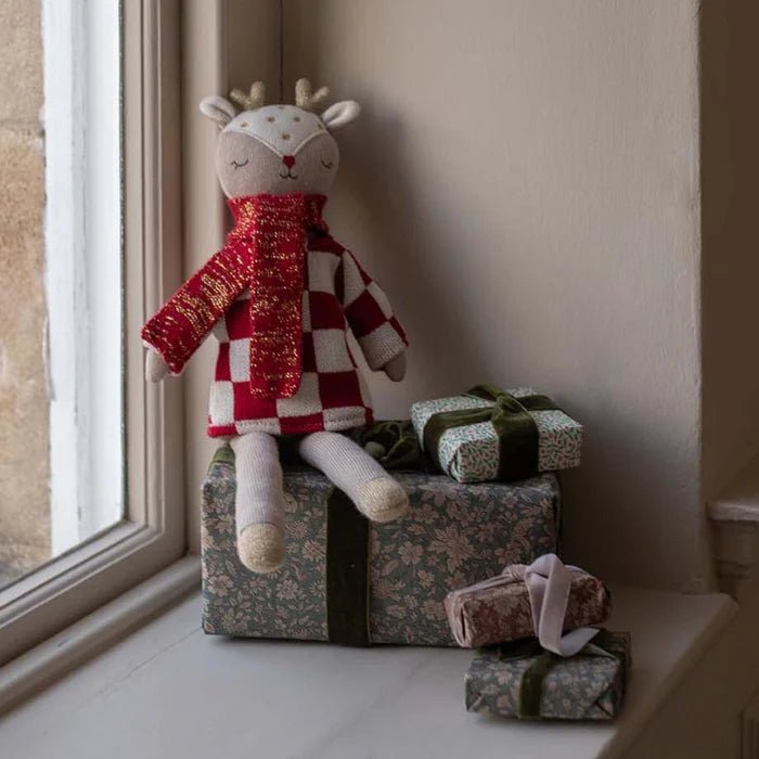 Knitted Reindeer Doll by Avery Row - Maude Kids Decor