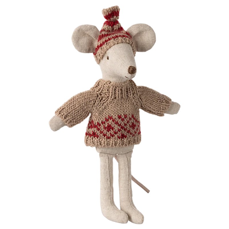 Knitted Sweater and Hat | Mouse by Maileg - Maude Kids Decor