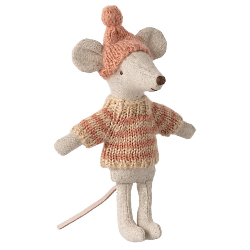 Knitted Sweater and Hat | Mouse by Maileg - Maude Kids Decor